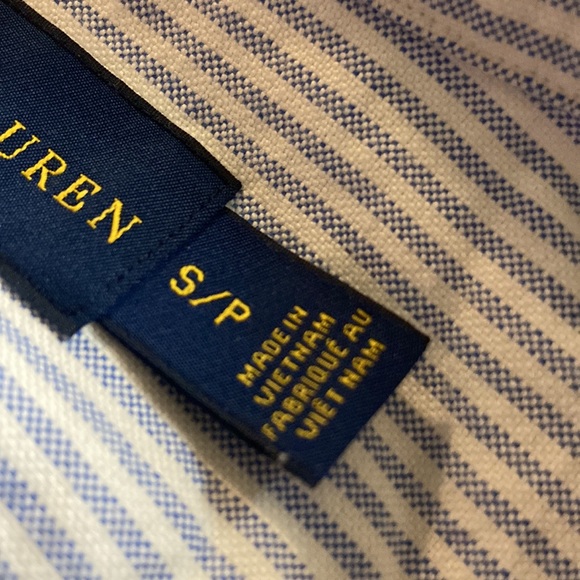 Polo Ralph Lauren Striped Collared Shirt Mens Size S Small - Picture 4 of 4
